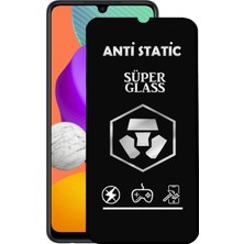 Caseart Samsung Galaxy M22 Tam Kaplayan Anti Statik Dayanıklı Süper Cam Ekran Koruyucu