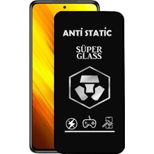 Caseart Xiaomi Poco X3 Tam Kaplayan Anti Statik Dayanıklı Süper Cam Ekran Koruyucu