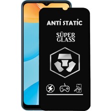 Caseart Oppo A15 Tam Kaplayan Anti Statik Dayanıklı Süper Cam Ekran Koruyucu