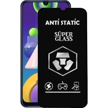 Caseart Samsung Galaxy M21 Tam Kaplayan Anti Statik Dayanıklı Süper Cam Ekran Koruyucu