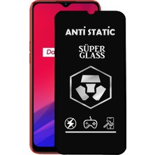 Caseart Realme C3 Tam Kaplayan Anti Statik Dayanıklı Süper Cam Ekran Koruyucu