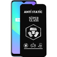 Caseart Realme C25Y Tam Kaplayan Anti Statik Dayanıklı Süper Cam Ekran Koruyucu