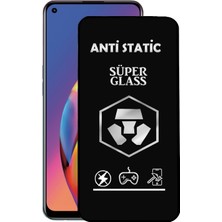 Caseart Oppo A94 Tam Kaplayan Anti Statik Dayanıklı Süper Cam Ekran Koruyucu