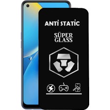 Caseart Oppo A74 Tam Kaplayan Anti Statik Dayanıklı Süper Cam Ekran Koruyucu