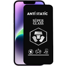 Caseart Apple iPhone 14 Tam Kaplayan Anti Statik Dayanıklı Süper Cam Ekran Koruyucu