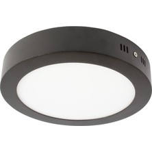Cata 18W Led Panel Yuvarlak Sıva Üstü Siyah Kasa Günışığı CT-5235G