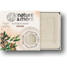 nature&more Nature More Argan Sabunu – Cilt Nemlendirici Temizleyici   125 gr