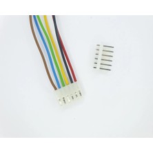 Sanec 5,08MM 6 Pin Kablolu Konnektör Takım 20CM - 1,00MM