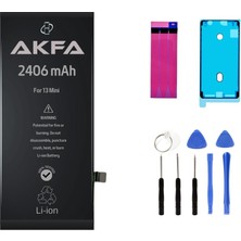 Akfa iPhone 13 Mini Telefon Batarya- 2406 Mah+Tamir Seti
