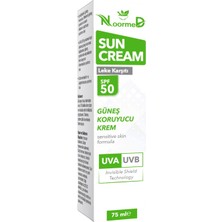 Noormed Tüm Ciltler Için Leke Ve  Güneş Kremi Sun Cream Spf 50 75 ml