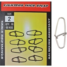 Effe Fighters Nice Snap Klips Rapala Klipsi Paket 10 Adet - No-02