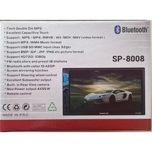 Sunplus 7'' Double Teyp Bluetooth 4X55W