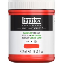 Liquitex Professional Heavy Body Akrilik Boya 473ML Cadmium-Free Red Light 893 S5