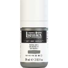 Liquitex Professional Soft Body Akrilik Boya 59ML Neutral Gray 5 599 S1