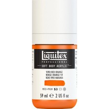 Liquitex Professional Soft Body Akrilik Boya 59ML Vivid Red Orange 620 S3