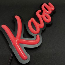 Leon Işık 'kasa' Işıklı Özel Tabela-Led ile Neon Görünümlü Tabela Elyazısı Beyaz (29X15CM)
