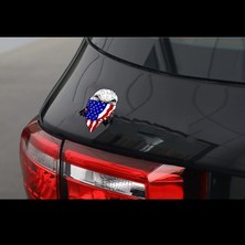 Sticker Master 2 Adet Komik Amerikan Eagle Çıkartmaları Motosiklet Dizüstü Kaykay Bisiklet Oto Motor Pc Etiket