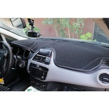 Lee Willson 2015-2021 Modellerine Uygun Fiat Linea Urban Torpido Koruma Halısı Siyah Kenar Renk Siyah