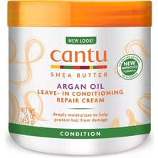 Cantu Argan Yağlı Onarıcı Durulanmayan Saç Bakım Kremi 453GR