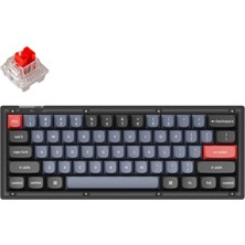 Keychron V4 Qmk Custom - Keychron K Pro Red Switch -Rgb- Hot Swap - Mechanical Keyboard Full Assembled -Frosted Black