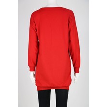 Sadem Butik Altı Lastikli Önü Yazılı Uzun Sweat