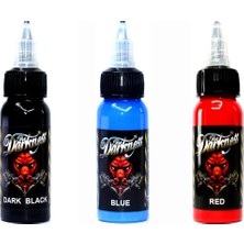 Darkness Dövmeboyası Seti 3 Renk Darkness 30 ml