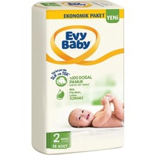 Evy Baby Bebek Bezi Eko Mini 76 Adet No:2 3-6 kg Yeni