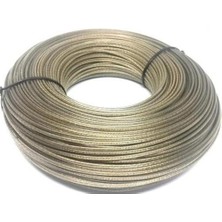Güzelce Yapı Pvc Izoleli Çelik Halat 6 mm 125 Metre