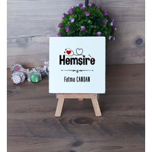 Kişiye Özel Hemşire Dekoratif Taş Baskı Hemşireye Tıp Bayramı Hediyesi