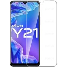 ECR MOBILE Vivo Y21 Şeffaf Esnek Nano Kırılmayan Ekran Koruyucu