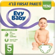 Evy Baby Bebek Bezi 5 Beden Hipoalerjenik 44 Adet