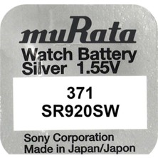 Murata SR920SW 371 1 Adet Orjinal Japon Kol Saati Pili