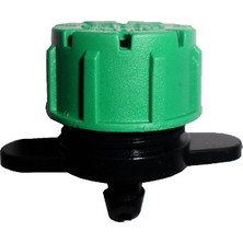 Life Drip Damlama Sulama Yeşil Damlatıcı Debi Ayarlı Meme - 100 Adet + Delici