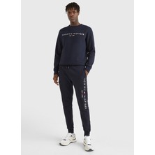 Tommy Hilfiger Normal Bel Regular Fit Mavi Erkek Eşofman Altı MW0MW08388
