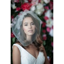 Sade Düz Duvak,gelin Peçe,nikah Kep,nikah Şapkası,gelin Saç Aksesuar Sade