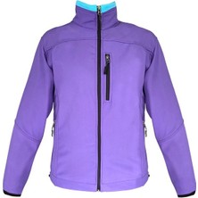 Eser İş Güvenliği Softshell Mont Lila - Slim Fit