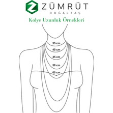 Yakut 2 mm Faset Kesim Doğal Taş Kolye