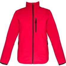 Eser İş Güvenliği Softshell Mont Kırmızı - Slim Fit