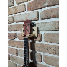 Donizetti Ukulele Stand Duvar Askı Aparatı Stantı Naturel