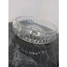 Ayz Home Yuvarlak Kesme Kristal Sunumluk 22CM