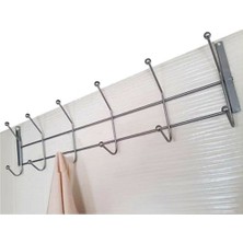 Olgun Home Kapı Arkası Askısı 12 Kancalı Metal Askı 2 Adet