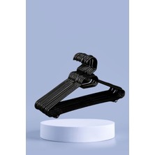 Olgun Home 60 Adet Siyah Plastik Ekonomik Elbise Askısı