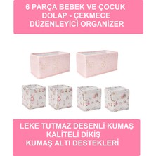 Daisy Home Bebek ve Çocuk Odası 6 Parça Çekmece ve Dolap Düzenleyici Organizer