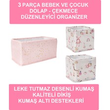 Daisy Home Bebek ve Çocuk Odası Çekmece Düzenleyici Organizer 3 Parça