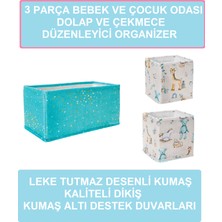 Daisy Home Bebek ve Çocuk Odası Çekmece Düzenleyici Organizer 3 Parça