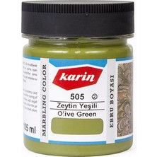 Karin  Ebru Boyası  105 ml  505 Zeytin Yeşili