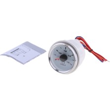 Strade Store 52MM 2" Deniz Voltmetre Ölçer Metre Beyaz Yüz Kadran Krom (Yurt Dışından)