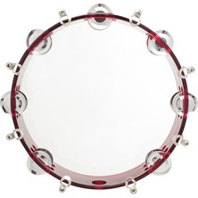 Perfk 10 '' Müzikal Tambourine Davul Yuvarlak Perküsyon Tef (Yurt Dışından)