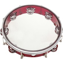 Perfk 10 '' Müzikal Tambourine Davul Yuvarlak Perküsyon Tef (Yurt Dışından)