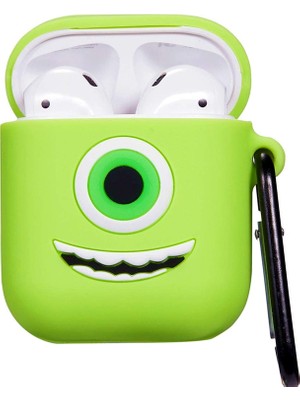 Microsonic Airpods 1. Nesil / 2. Nesil Kılıf Cartoon Figürlü Silikon Mike